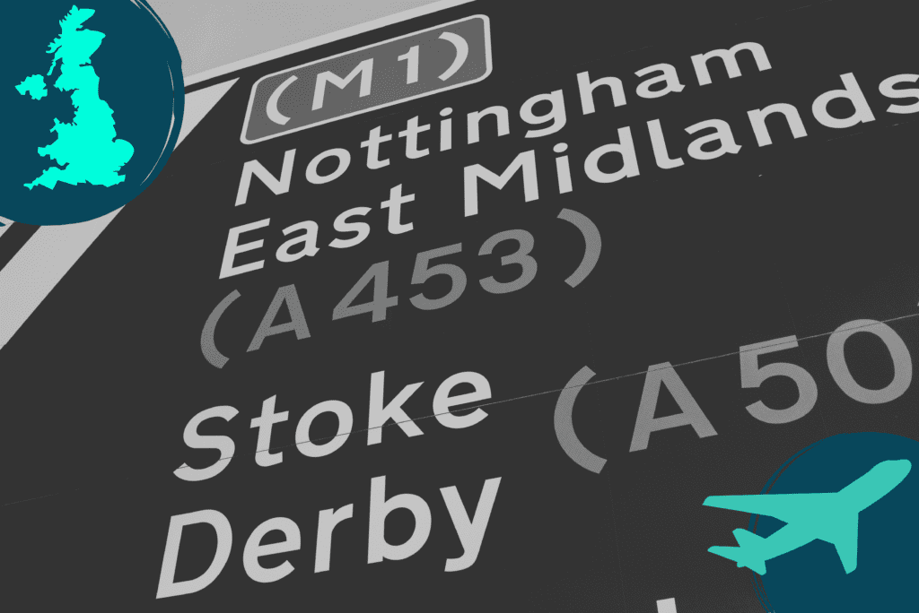 WHERE IS EAST MIDLANDS AIRPORT?